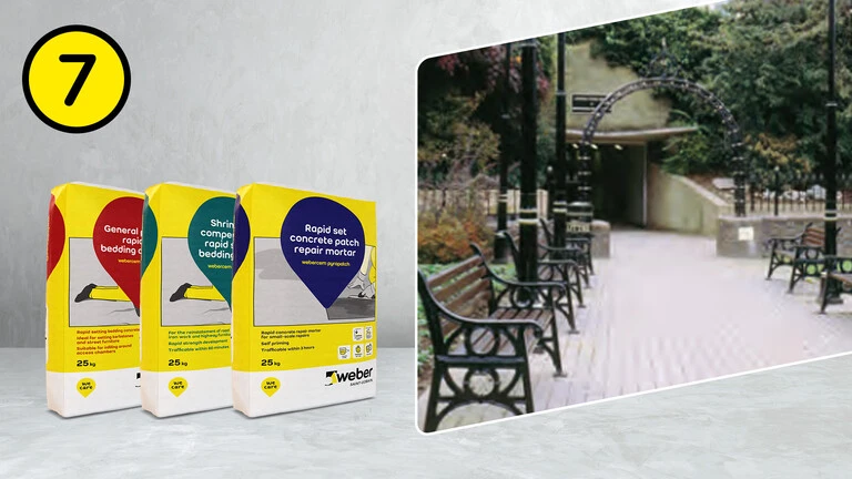 New Build Homes Solutions: Mortars for street furniture