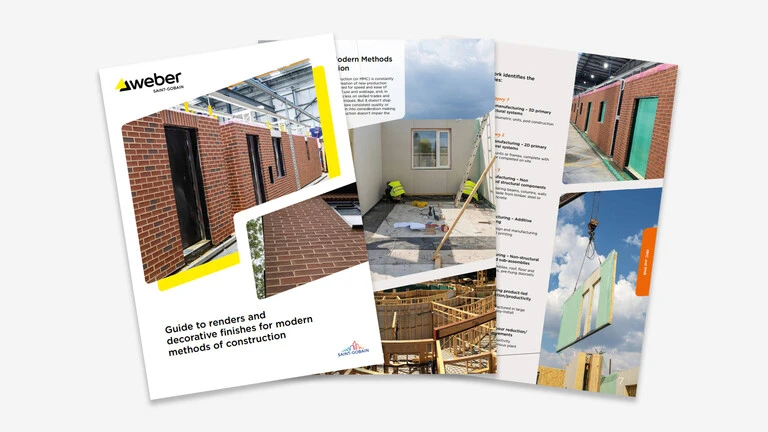 Guide to Renders and Decorative Finished for Modern Methods of Construction (MMC)