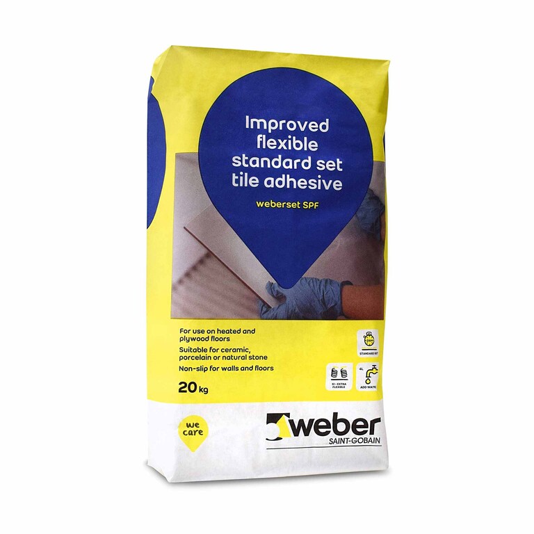 weberset SPF Flexible Tile Adhesive er UK