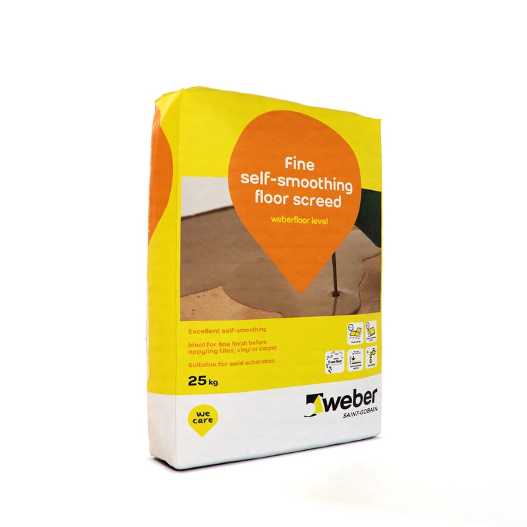 weberfloor level — fast drying screed and floor levelling screed